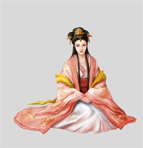 Ancient Chinese People Artwork Beautiful Woman Princess Beauty