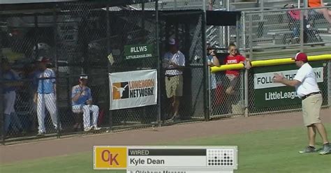 Manager Kyle Dean Micd Up For The Oklahoma Win Little League