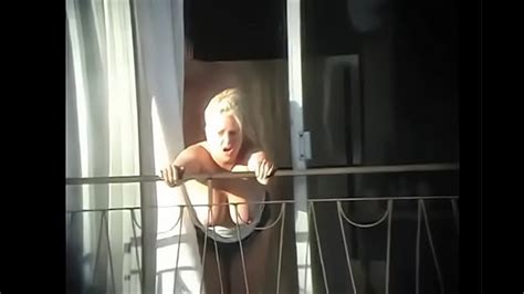 Sex And Balcony Voyeur Caught