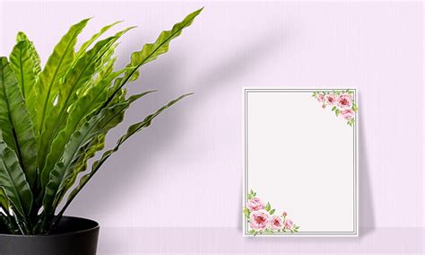 Elegant Stationery Writing Paper With Cute Floral Designs Etsy 日本