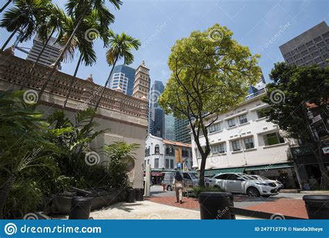 Singapore S Chinatown Colourful Heritage Buildings Editorial Stock