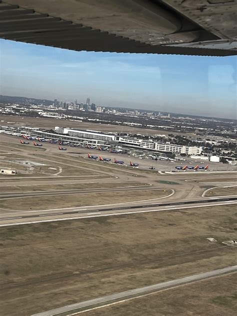 Ariel view of grounded Southwest flights at ABIA : r/Austin