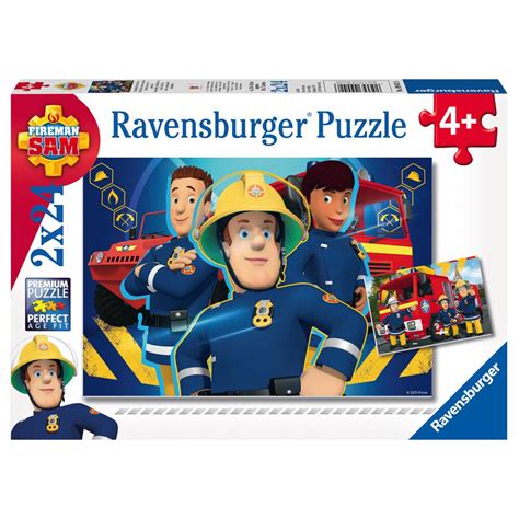 Ravensburger Fireman Sam 2x24 Piece Jigsaw Puzzle