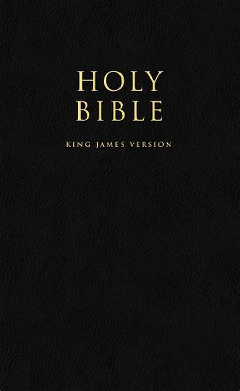 Holy Bible King James Version Kjv Popular T And Award Black