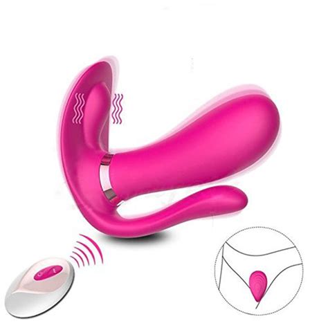 female wearable butterfly vibrator with wireless remote control g spot clitoral stimulator