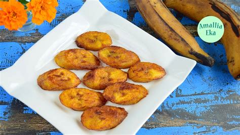 Fried Sweet Plantains Plátanos Maduros Fritos Youtube
