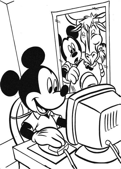 Mickey Mouse Kleurplaten 48