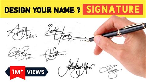 ️ How To Design Your Own Amazing Signature How To Create Your Own