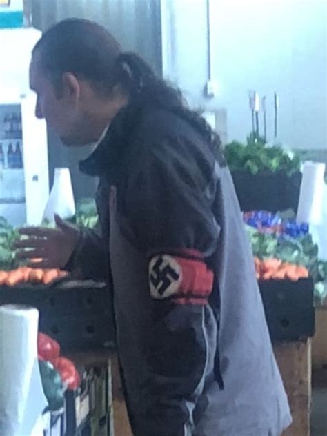 Man Flaunts Nazi Swastika Armband At Moorabbin Farmers Market In Melbourne The Courier Mail