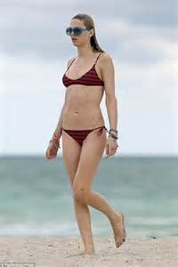 Transgender Model Andreja Pejic Wears Skimpy Bikini Top In Miami