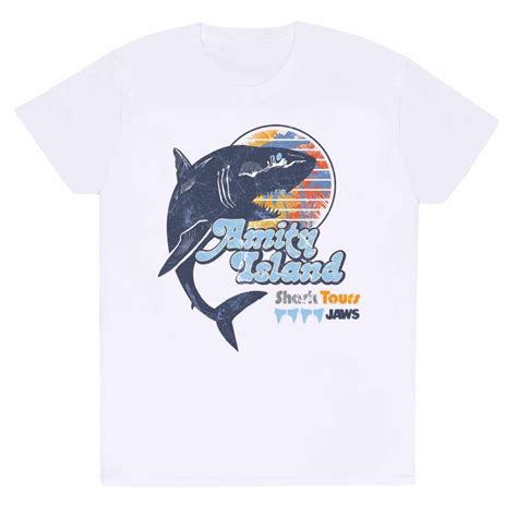 Jaws Amity Island Shark Tours T Shirt Merchoid