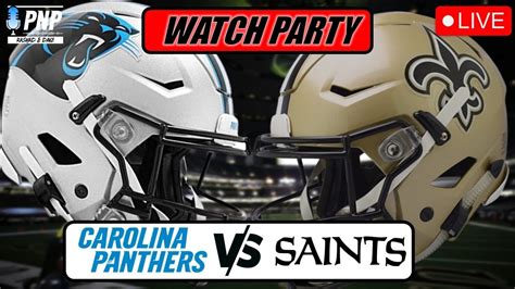 Panthers Vs Saints Live Streaming Scoreboard Play By Play And Updates