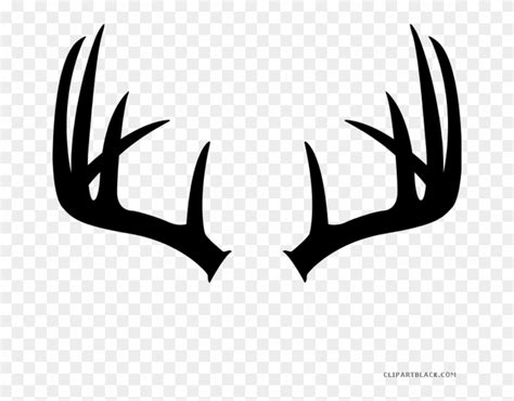 Download Download Clipart Freeuse Deer Antlers Animal Free - Single ...