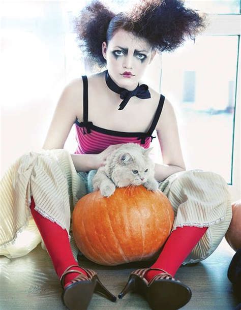 Grotesque Circus Inspired Fashion Fashion Model Photography Lily