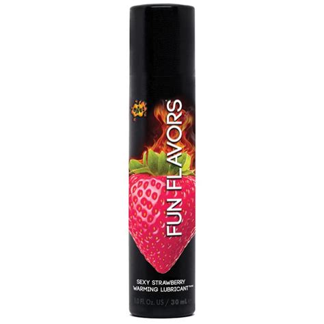 wet fun flavors sexy strawberry warming lubricant all things a2z