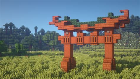 I Built A Japanese Torii Gate Including Tutorial Rminecraftbuilds