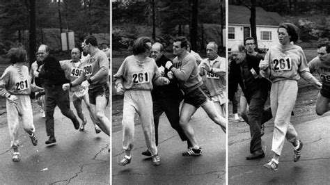 mujeres que hicieron historia le prohibieron correr la maratón de boston y su foto cambió el