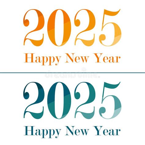 Happy New Year 2025 Design Template Modern Design For Calendar