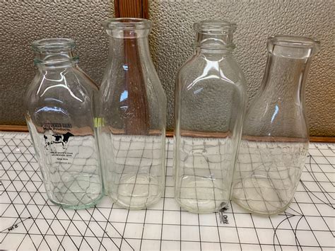 Lot Of Various Vintage Milk Bottles Schmalz Auctions
