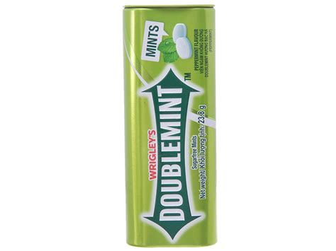 Doublemint Sugarfree Mints Peppermint Flavor Tin 238g