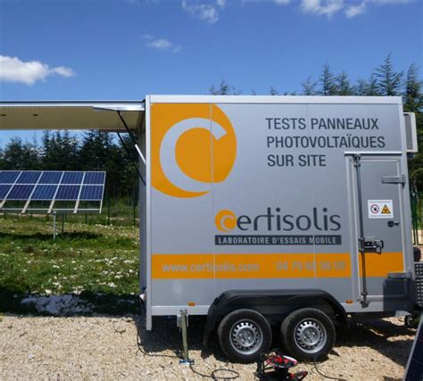 Test Photovoltaique Sur Centrale Certisolis Laboratoire Dessai Et