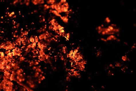Glowing Texture Fire Place Wallpaper Coals Heat Burning Texturex
