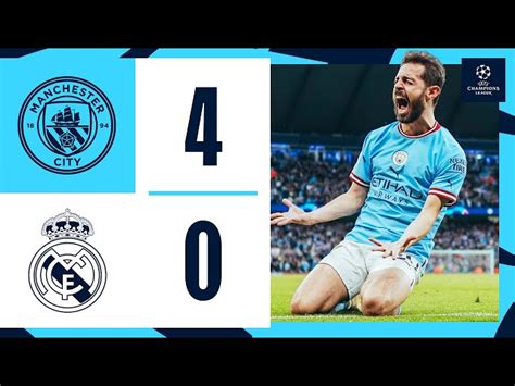 HIGHLIGHTS Man City 4 0 Real Madrid CITY SECURE UCL FINAL SPOT WITH