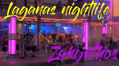 Laganas Nightlife 2018 June Zakynthos Youtube