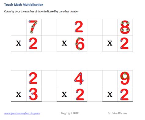 Touch Math Games N More Touch Math Worksheets Touch Math Math