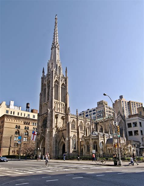 New York City Ny Grace Church Designed By James Renwick Broadway