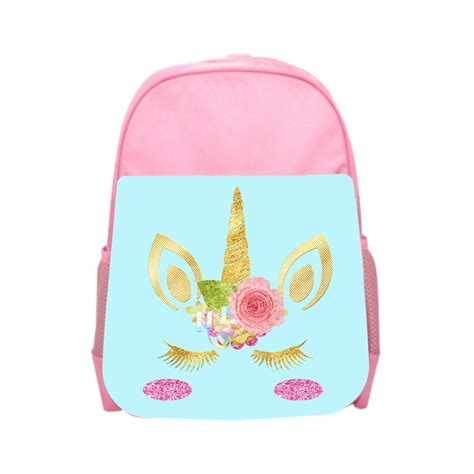 Accessory Avenue Girl Bag Unicorn Girl Bookbag Unicorn Girls Kids Pre