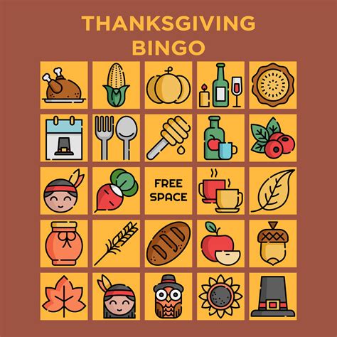 10 Best Printable Thanksgiving Bingo Pdf For Free At Printablee