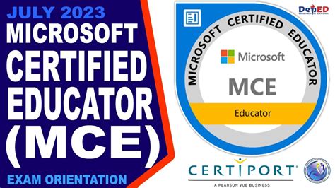 Microsoft Certified Educator Mce Orientation For July 2023 By Neap