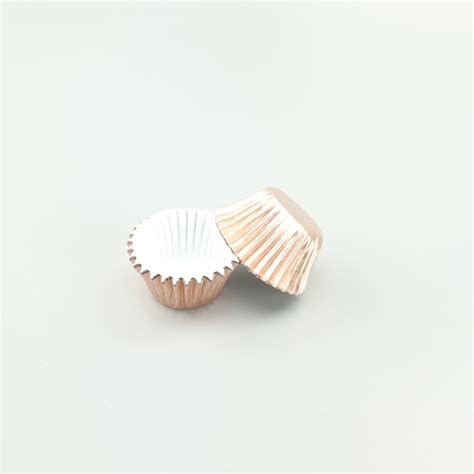 Rose Gold Mini 25mm Foil Cupcake Cases 50 Pieces 3 Pack Ultimate