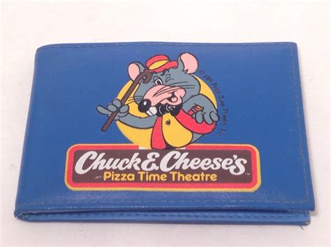 Chuck E Cheeses Pizza Time Theater Vintage 1991 Wallet Showbiz Kids