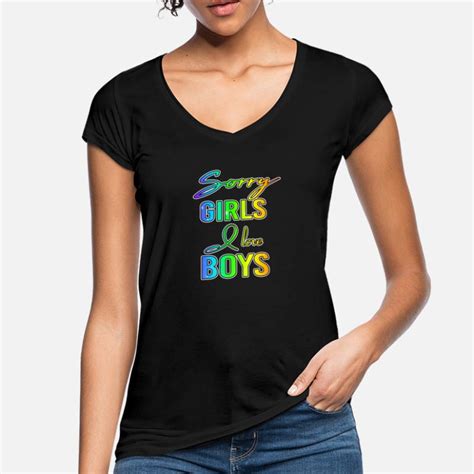 Suchbegriff Sorry Girls I Love Boys T Shirts Online Bestellen