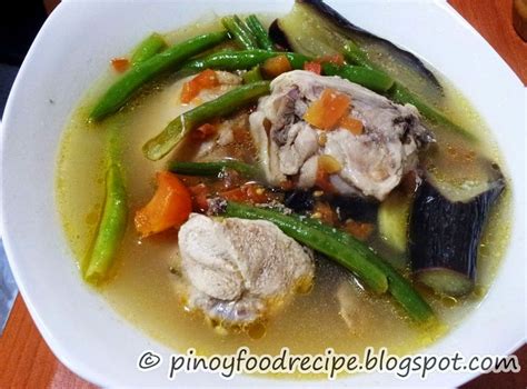 Sinigang Na Manok Chicken In Sour Soup Sinigang Sinigang Recipe