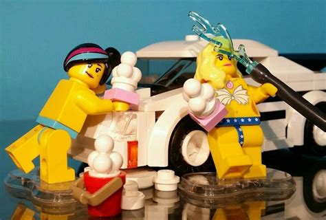 lego bikini car wash by primozm on flickr lego legos ninjago