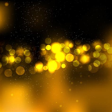 Home > backdrop by theme > holiday & seasonal backdrops > new year's eve backdrops > black and gold streamers printed backdrop. Black Gold Bokeh Background