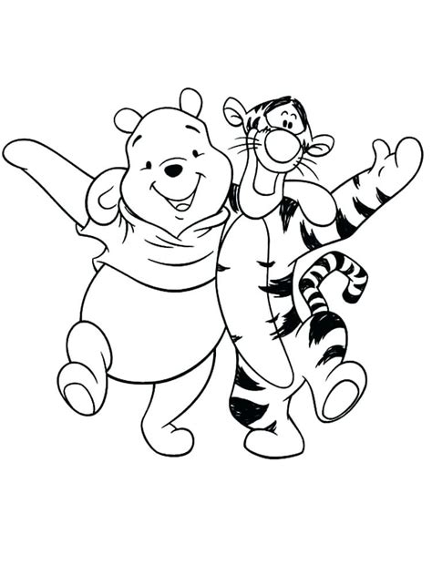 Baby Pooh Bear Coloring Pages At Getcolorings Com Free Printable