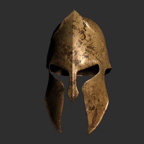 Spartan Helmet 300 Movie 3d Model Game Ready Max Obj Stl