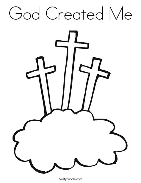Maybe you would like to learn more about one of these? God Created Me Coloring Page - Twisty Noodle