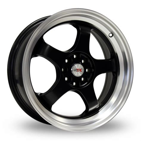 Zcw R5 Black Polished 17 Alloy Wheels Wheelbase