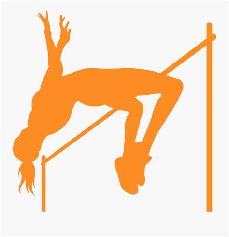 Having a relatively great elevation; Track And Field High Jump Logo , Free Transparent Clipart ...