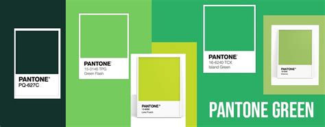 Pantone Green Various Shades Of Green Pantone Colors With Trends
