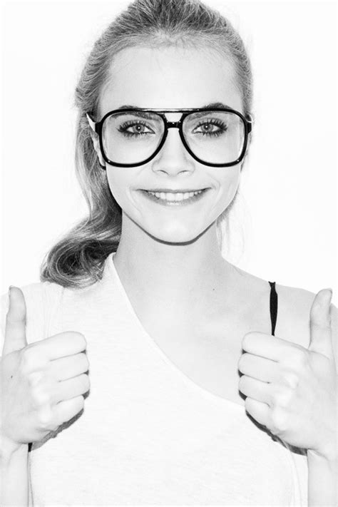 Eyes Girl Cara Delevingne Funny Sunglasses Hair Perfect Black And White Cara Delevingne