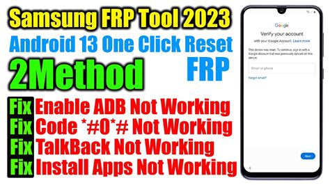 Samsung Android FRP Bypass Unlock Samsung Remove Google Account Android With FRP