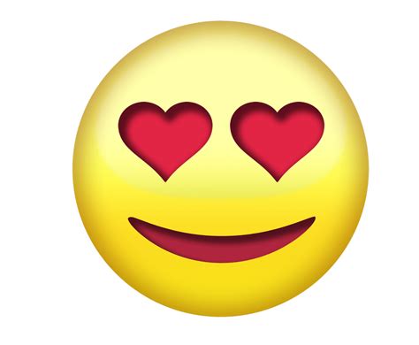Smiling Face With Heart Eyes Emoji Png Image Free Download