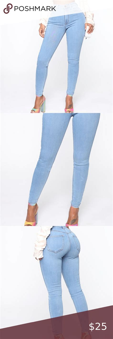 Fashion Nova Precious Fit High Waisted Jean In Light In 2023 High