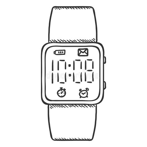 Wrist Watch Sketch Stock Illustration Illustration Of Object 41276607